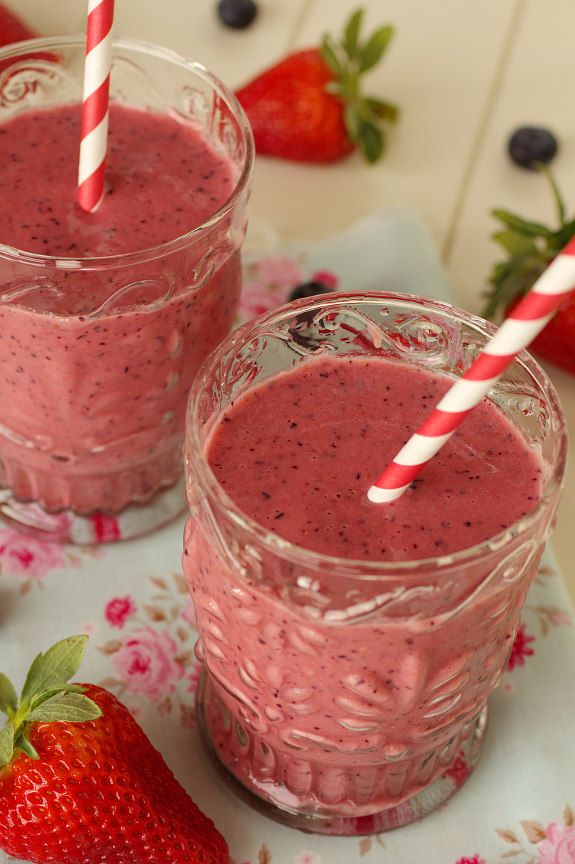 Smoothie de Frutas Vermelhas