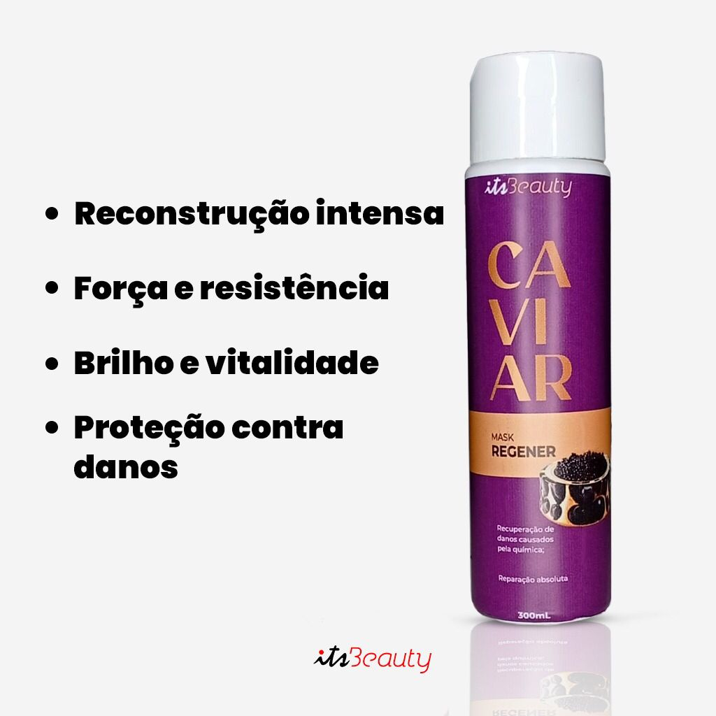 Kit Caviar Regener Reconstrução Profissional - Imagem 2