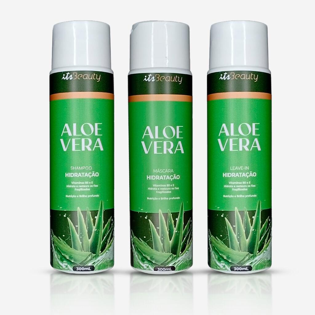 Kit Aloe Vera Cabelos Normais Uso Diário - Hidratação