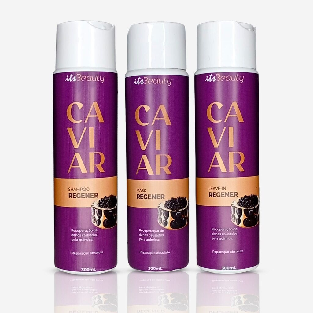 Kit Caviar Regener Reconstrução Profissional